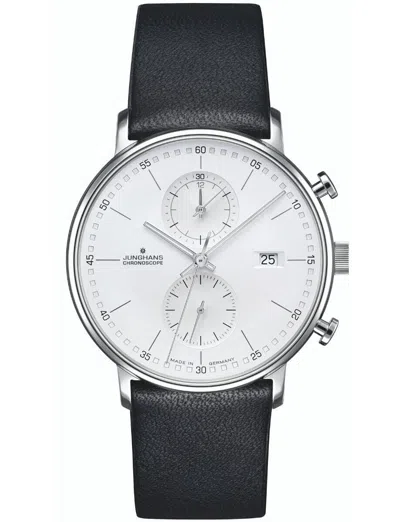 Pre-owned Junghans Form C Chronograph Quartz Men's Watch 41/4770.00