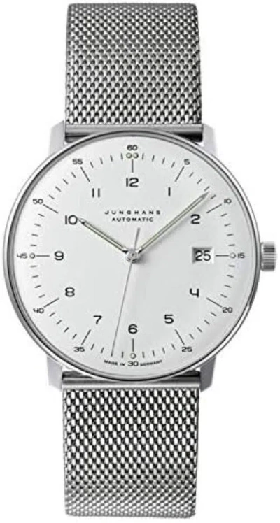 Pre-owned Junghans Max Bill Automatic 027/4700.02m Sapphire Glass Men's Watch