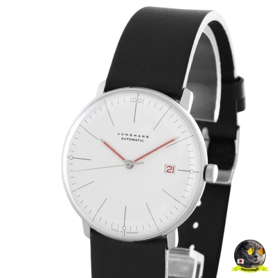 Pre-owned Junghans Max Bill Automatic Bauhaus 027/4009.02 Men's Watch Sapphire Glass