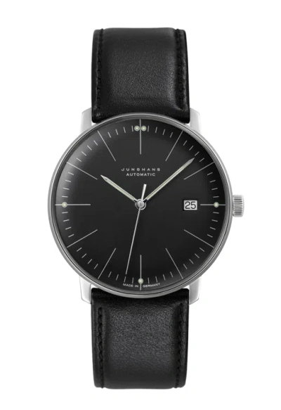Pre-owned Junghans Max Bill Automatic Black Dial Watch 27/4701.02