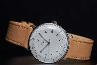 Pre-owned Junghans Max Bill Hand-wound Unisex Watch 027/3701.02