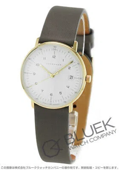 Pre-owned Junghans Max Bill Lady 047/7854.02 Stainless Steel Gold Ladies Watch Jp
