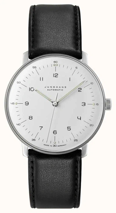 Pre-owned Junghans Men's Max Bill Automatic Sapphire Glass 27/3500.02