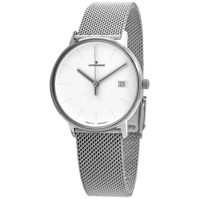 Junghans Quartz White Dial Ladies Watch 047/4851.44 In Metallic