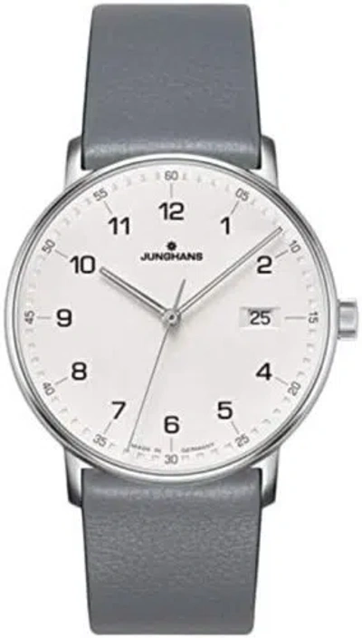 Pre-owned Junghans Watch Form Quartz 041 4885 00 041 4885 00 Men's Gray