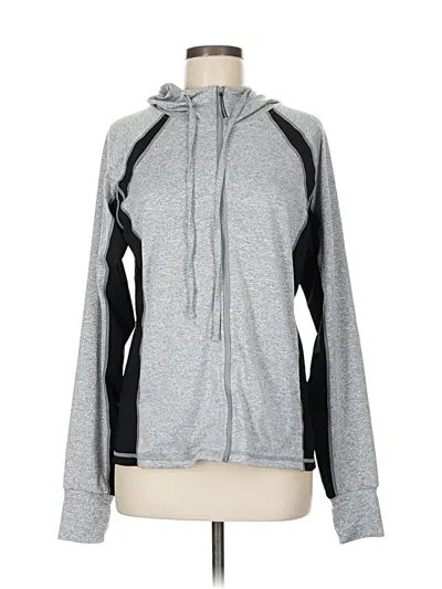 Pre-owned Jungla Zip Up Hoodie In Gray