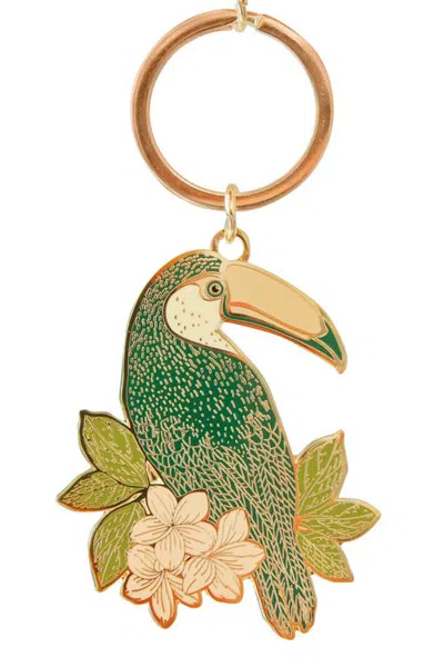 Jungle Club Toucan Enamel Keychain