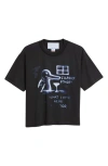 Jungles Already Forgot Reversible Graphic T-shirt In Black