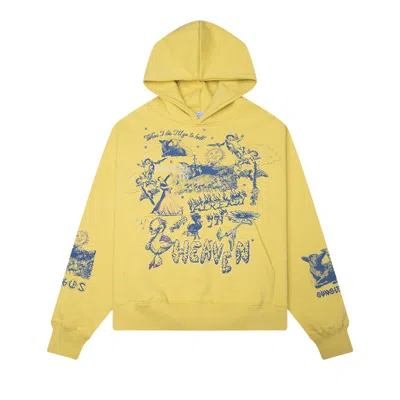 Pre-owned Jungles Already In Heaven Hoodie 'yellow' | Men's Size Xl