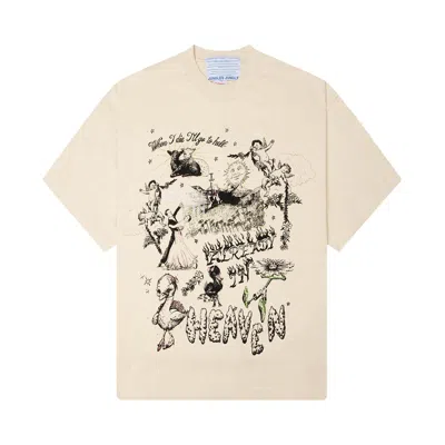 Pre-owned Jungles Already In Heaven Tee 'birch' | Brown | Men's Size Xl