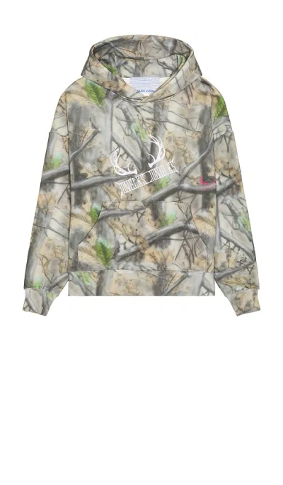 Jungles Antler Hoodie In Blue