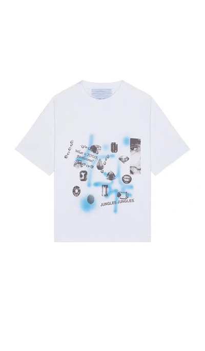 Jungles Birthstone Tee In 白色