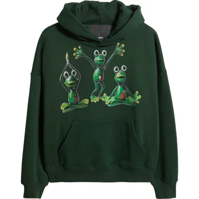 Jungles Euphoria Oversize Hoodie In Green