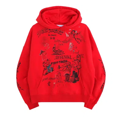 Pre-owned Jungles Find Truth Hoodie 'red' | Men's Size L
