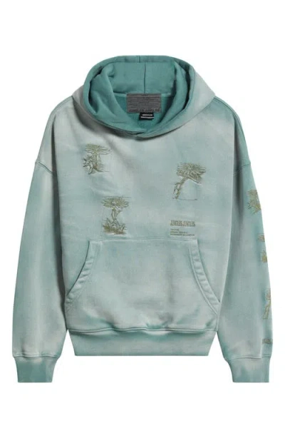 Jungles Hard Times Fleece Hoodie In Green