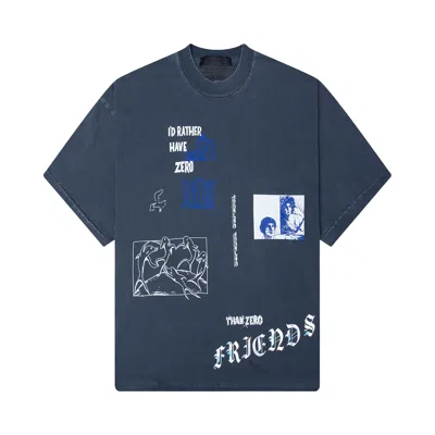 Pre-owned Jungles Id Rather Tee 'vintage Blue' | Men's Size L