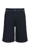 Jungles Jorts In 黑色牛仔布
