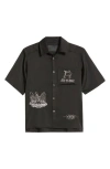 Jungles Life Is Magic Short Sleeve Button-up Shirt