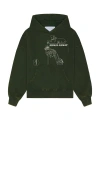 Jungles Looking Downward Hoodie In Green
