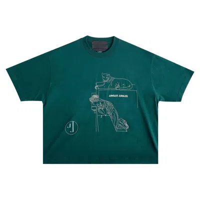 Pre-owned Jungles Looking Downward Short-sleeve Tee 'green' | Men's Size M