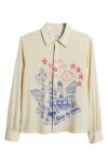 Jungles Magic Scribbles Button-up Shirt