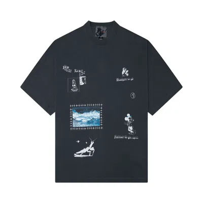 Pre-owned Jungles No Where To Go Tee 'vintage Blue' | Men's Size Xl