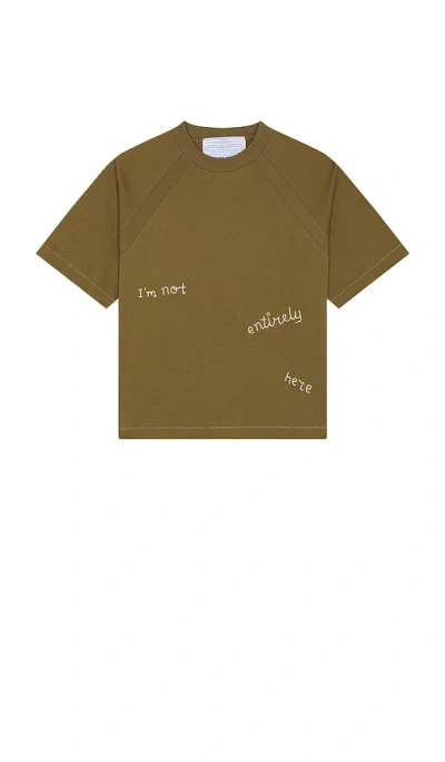 Jungles Not Here Tee In Olive