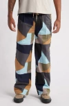Jungles Offcut Pants In Multi Brown
