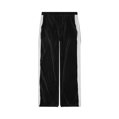 Pre-owned Jungles Panel Pleat Pants 'black/blue' | Men's Size L