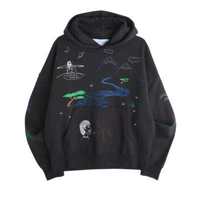 Pre-owned Jungles Questions Hoodie 'black' | Men's Size S