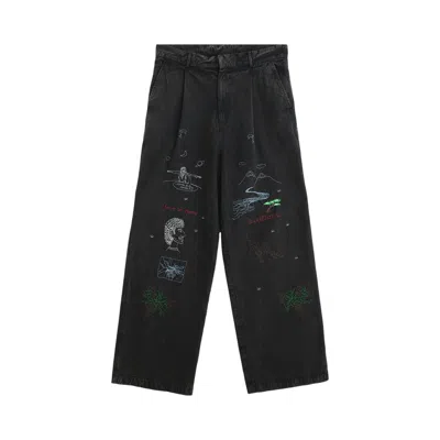 Pre-owned Jungles Questions Pleated Pant 'black' | Men's Size Xxl
