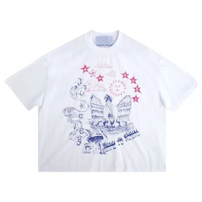 Pre-owned Jungles Scribbles Short-sleeve Tee 'white' | Men's Size S