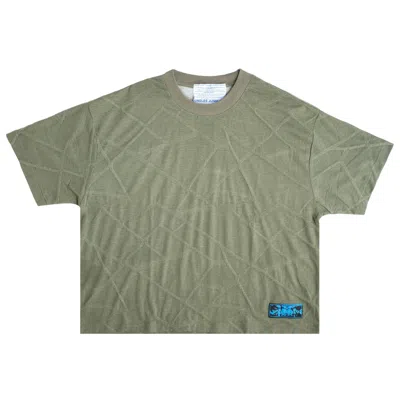 Pre-owned Jungles Textured Tee 'green' | Men's Size S