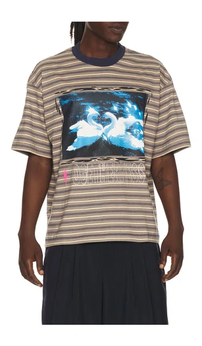 Jungles Togetherness Stripe Tee In Multi