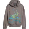 Jungles What Problem Fleece Hoodie In Gray
