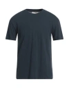Jungmaven Man T-shirt Navy Size S Hemp, Organic Cotton In Blue