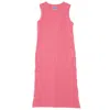Jungmaven Women's Hermosa Midi Dress In Sunset Coral In Pink