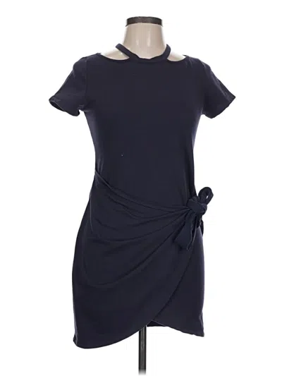 Pre-owned Junie Casual Dress In Blue