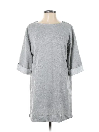Pre-owned Junie Casual Dress In Gray