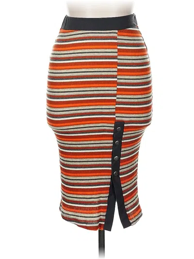 Pre-owned Junie Casual Skirt In Orange