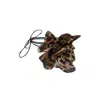 Junie Women's Black / Brown Rose Choker - Leopard In Multi