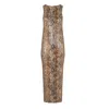 Junie Women's Neutrals Abi Dress - Snake