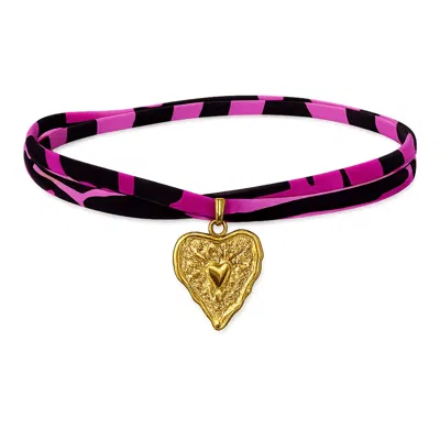 Junie Women's Purple / Gold The Sienna Choker - In Multi