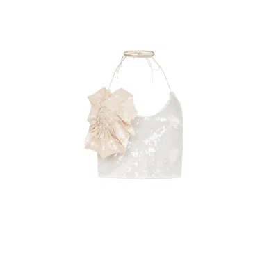 Junie Women's White Ami Shell Cami Top - Ivory