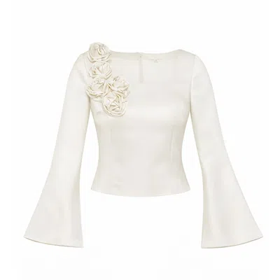 Junie Women's White Gigi Top - Ivory