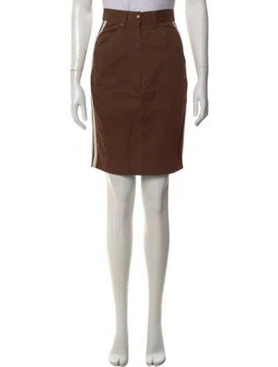 Pre-owned Junior Gaultier Knee-length Skirt In Brown