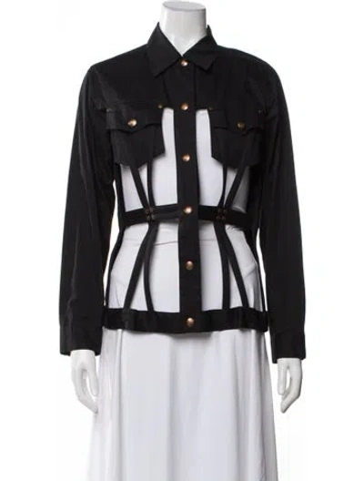 Pre-owned Junior Gaultier Vintage Late 1980's - Early 1990's Jacket In Black