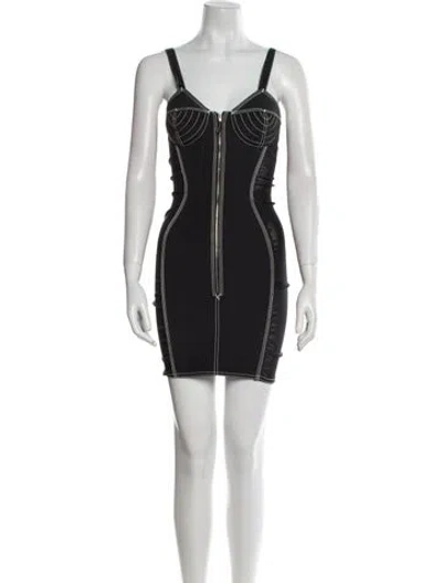 Pre-owned Junior Gaultier Vintage Mini Dress In Multi