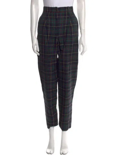 Pre-owned Junior Gaultier Vintage Skinny Leg Pants In Green