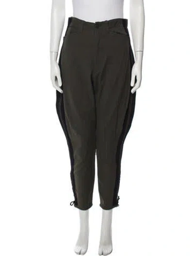 Pre-owned Junior Gaultier Vintage Skinny Leg Pants In Green